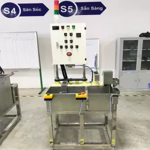 Máy thử kín sản phẩm nhôm sau khi đúc